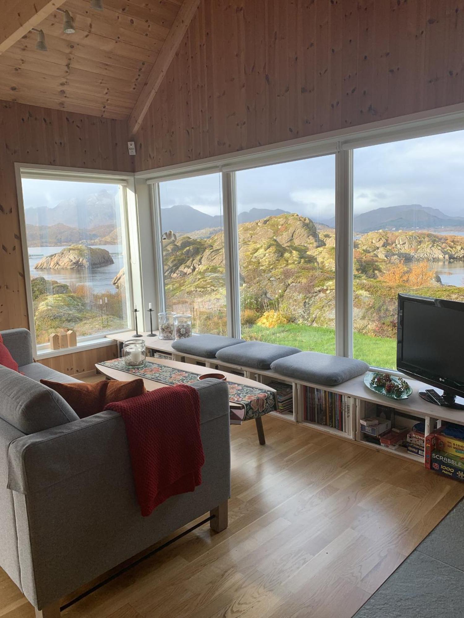 Unique Private Cabin In Lofoten Leknes Eksteriør bilde